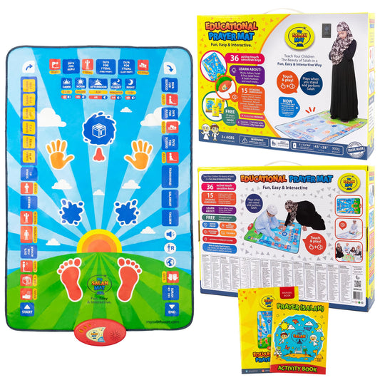 Islamic Learning Prayer Mat for Kids