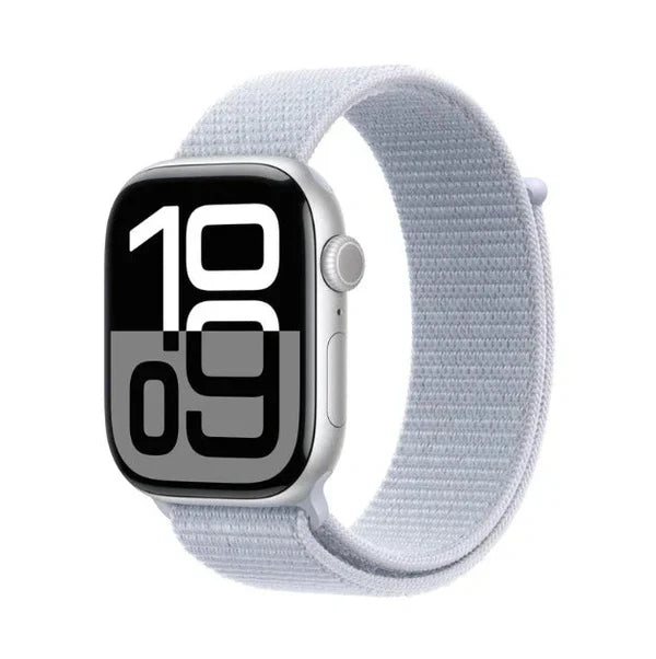 Apple Logo Watch Series 10 – GPS, 46mm, Jet Black, Sport Band