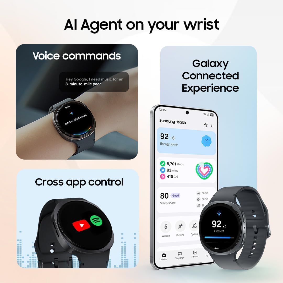 Samsung Galaxy Watch8 Graphite, LTE, 40mm Smartwatch